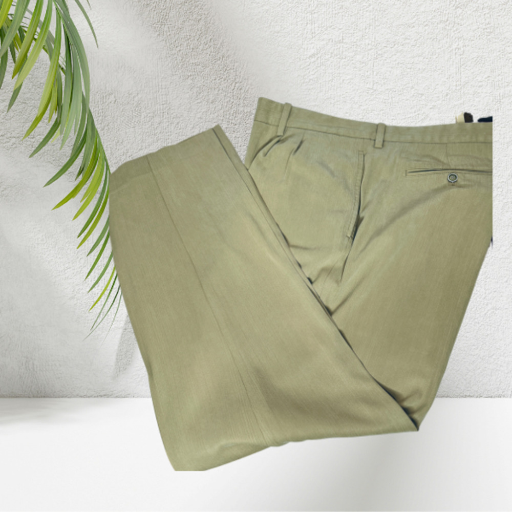 Tommy Bahama Pants Mens Pleated Silk